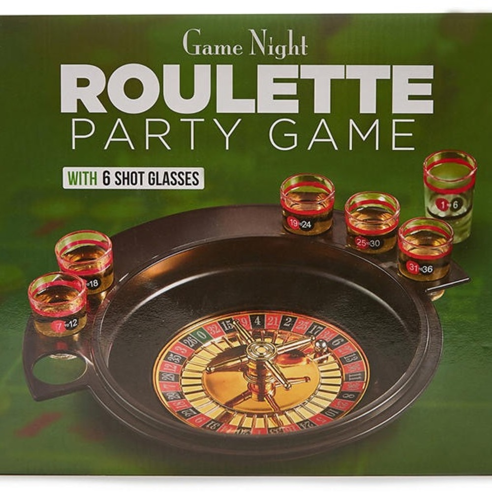 Game Night Roulette Party Game 9 Piece Set - NIB